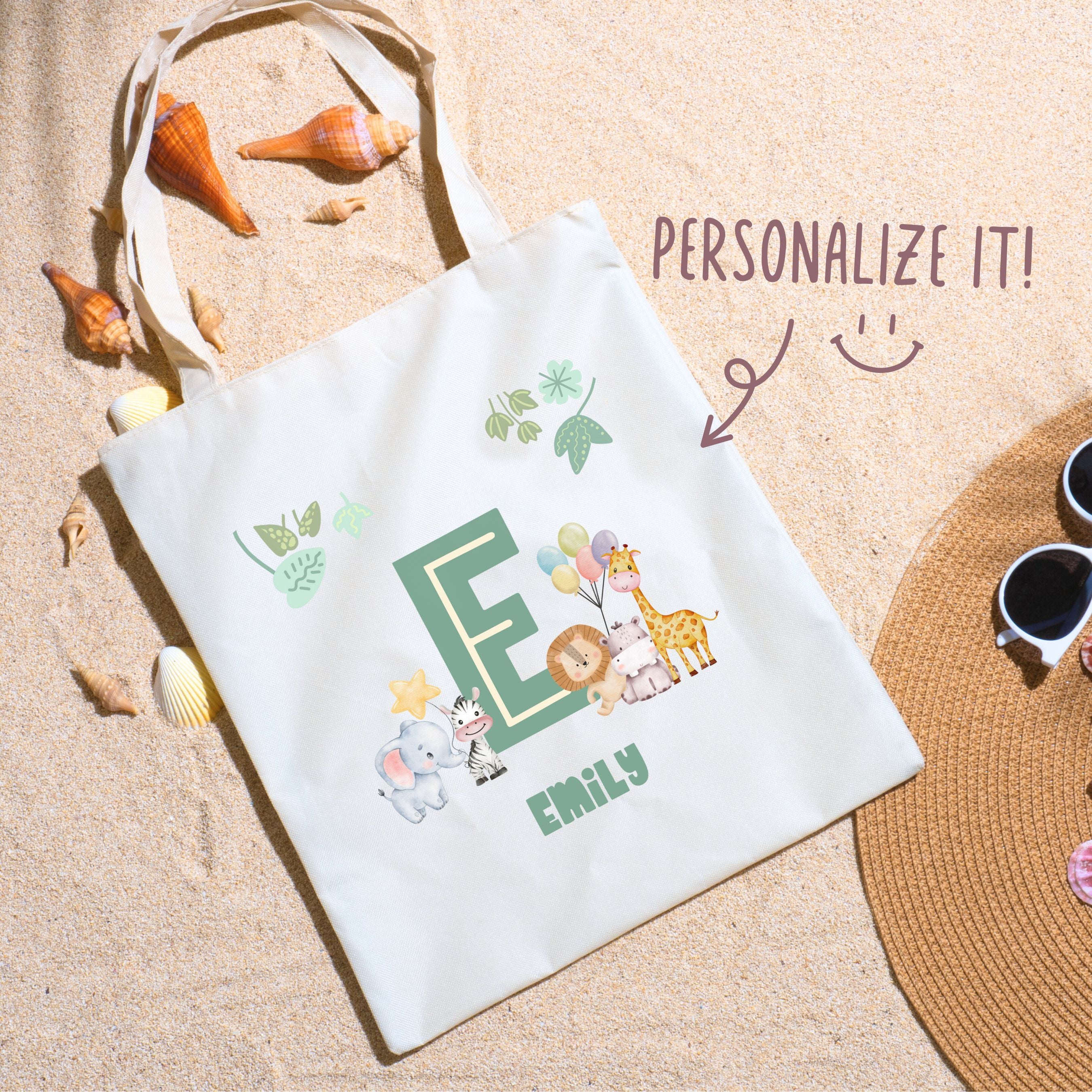 Letter Safari Tote