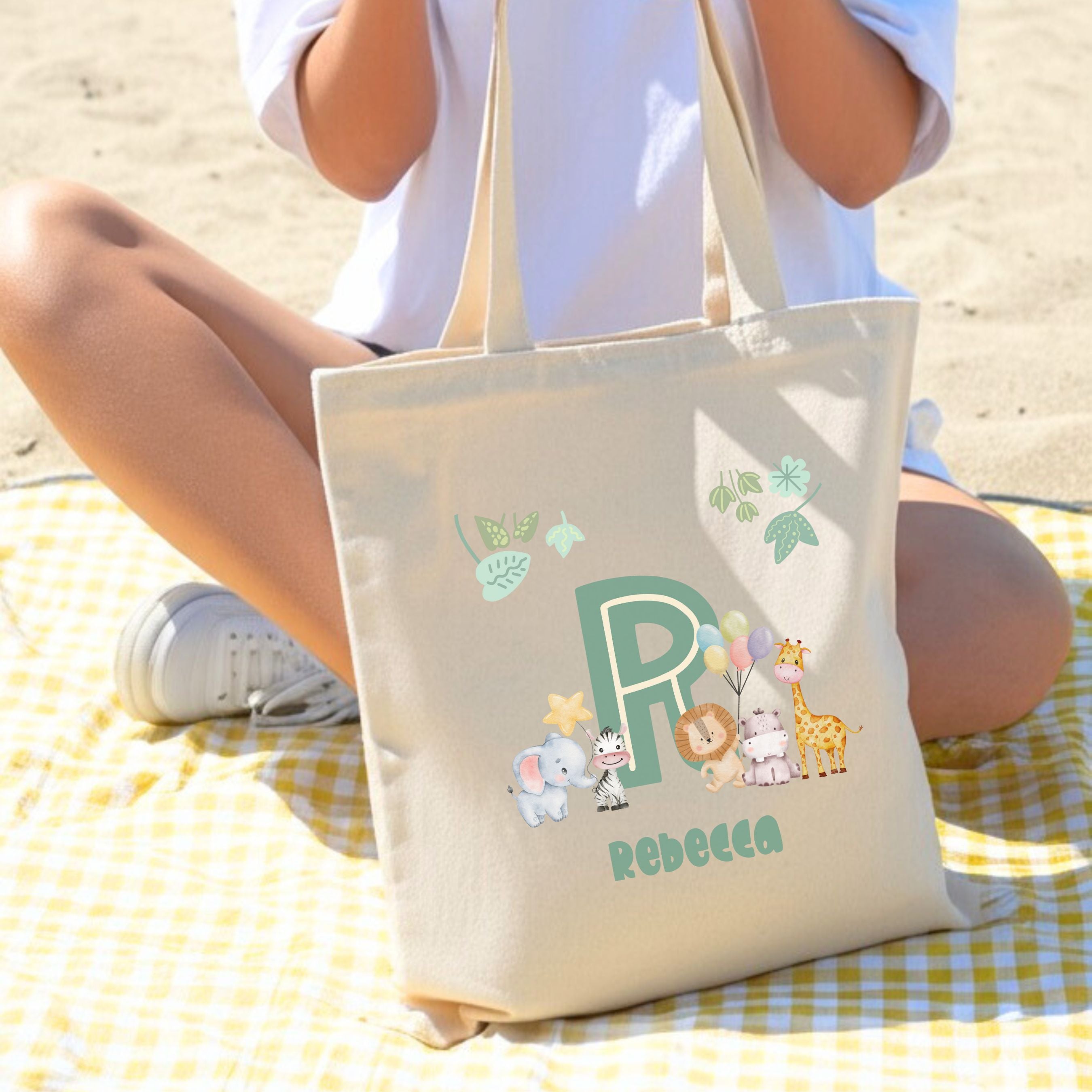 Letter Safari Tote