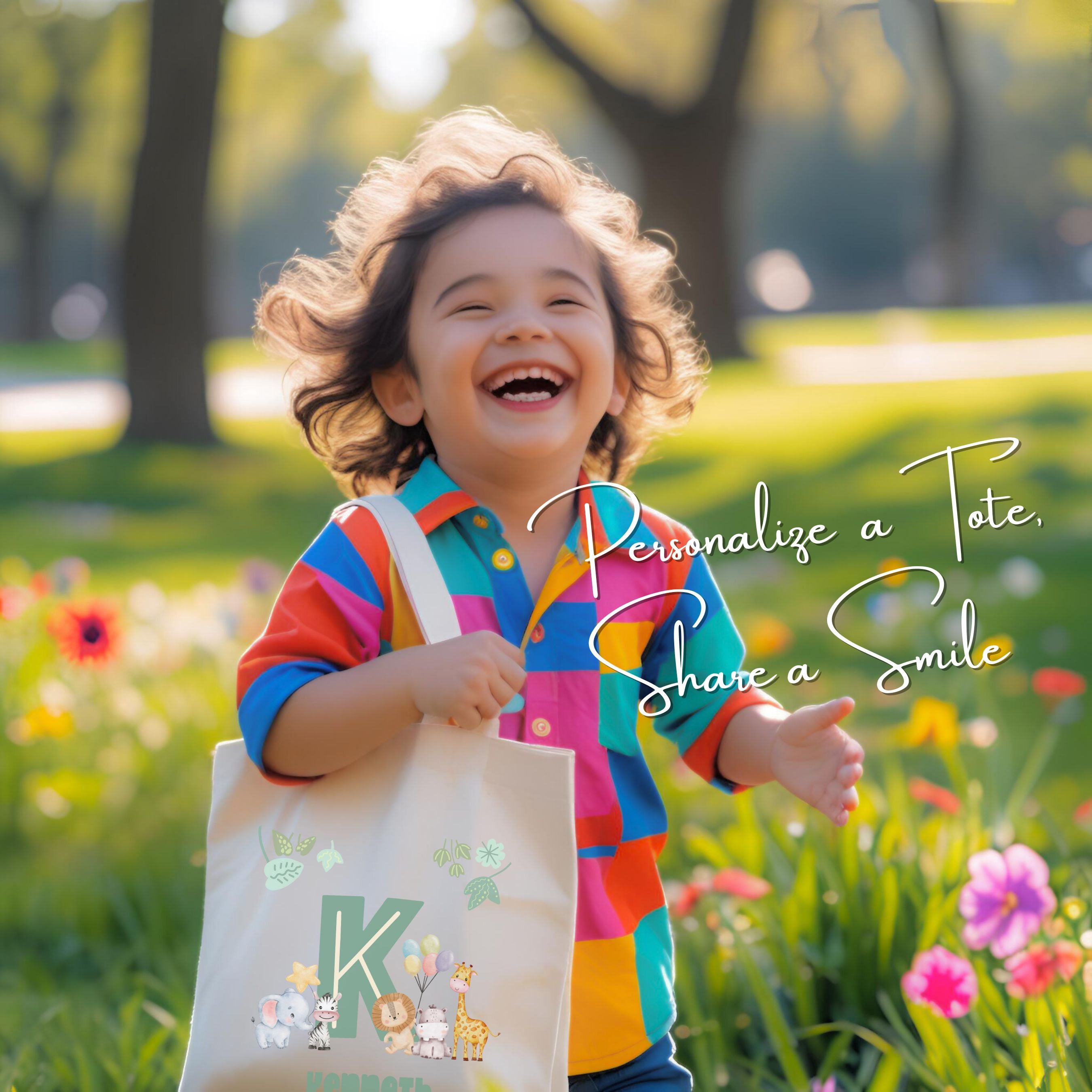 Letter Safari Tote
