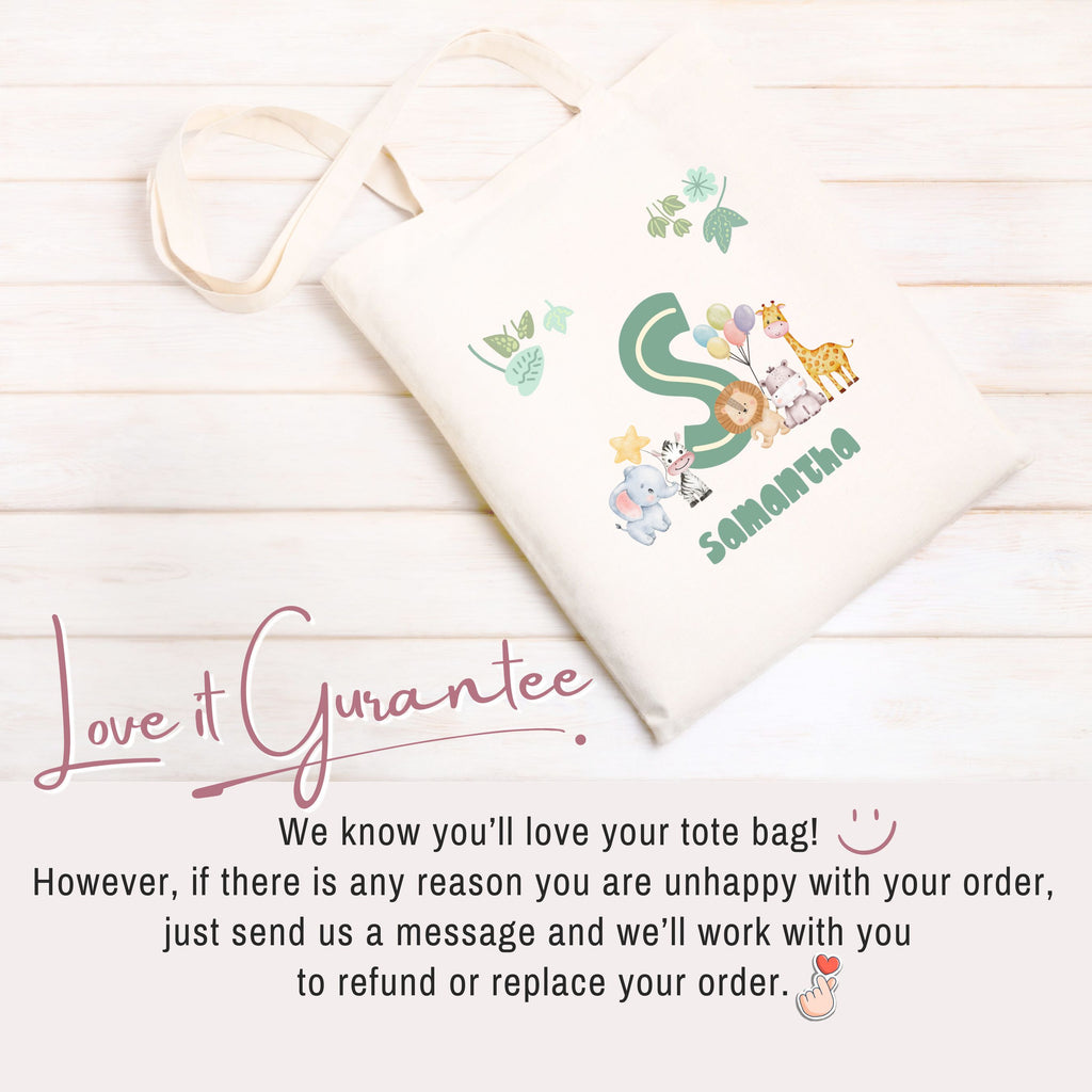 Letter Safari Tote