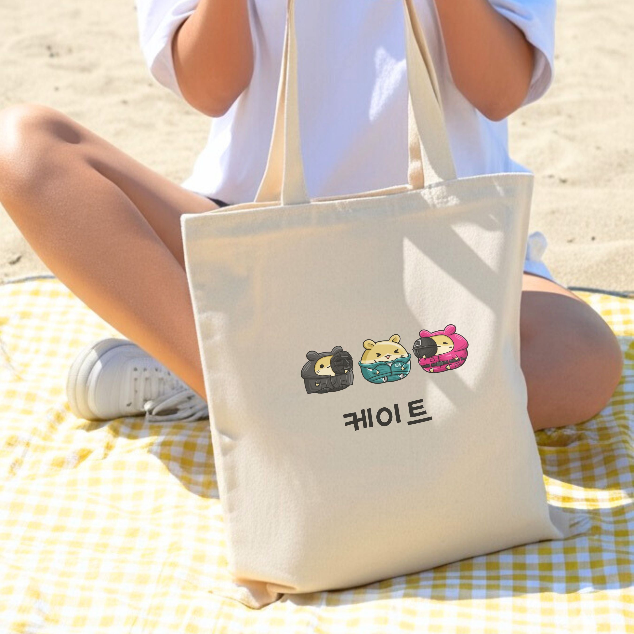 Everything's Fine Funny Personalized Tote Bag Gift – Windy Blue