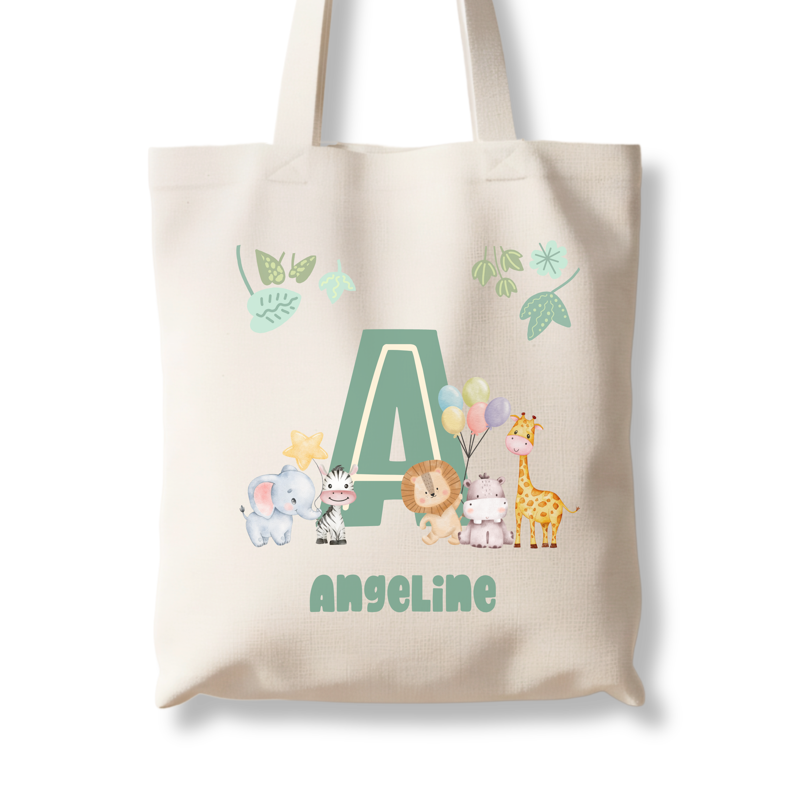 Letter Safari Tote